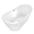 Produktbild: freistehende Badewanne Wanne F13 180x92cm Whirlpool Luftmassage
