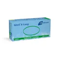 Produktbild: Meditrade GmbH Meditrade Nitril® 3000 x-long Blue Untersuchungshandschuh, Einmalhandschuhe - Puderfrei, unsteril, Extralang, 1 Packung = 100 Stück, Größe L 1282L