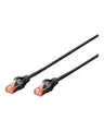 Produktbild: DIGITUS Professional Patch-Kabel RJ-45 M bis M 5 m SFTP PiMF CAT 6e IEEE 802.3 halogenfrei geformt ohne Haken Schwarz Packung mit 10 (DK-1644-050-BL-10)