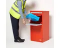 Produktbild: Smart Parcel Box Paketbriefkasten Extra großer Paketbriefkasten, Entnahme hinten & vorne, rot