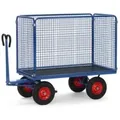 Produktbild: Fetra Handpritschenwagen, Tragl. 700kg, Ladefl. LxB 1200x800mm, Siebdruckplatte, 4 Wände