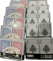 Produktbild: 10xDoppelPack 2er Set 2x56 Rot/Blau Romme Spielkarten Skat Poker Premium Karten