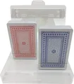 Produktbild: Kartenspiel mit 2x 56 Spielkarten -Romme Poker Playing Cards in Transportbox NEU