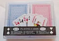 Produktbild: Poker Karten 2er Set Spielkarten Kartenspiel Skat Bridge Romme 56 Blatt -Neu