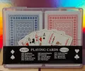Produktbild: Poker Skat Romme Karten 2x 56 er Spielkarten - NEU OVP - Playing Cards 2x 56 Box
