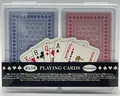 Produktbild: Spielkarten Set 2x 56 Poker Skat Rommé Karten Set Doppelpack in Aufbewahrungsbox