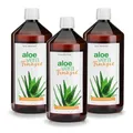 Produktbild: Aloe-Vera-Trinkgel | aus unverdünntem Saft | 3 x 1 Liter (8,90€/L)