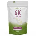 Produktbild: Nutri + Eiweißpulver Weiße Schokolade 1 kg - White Chocolate Proteinpulver - über 80% Eiweiß - Low Sugar - Protein Pulver Weiße Schoko Proteinkomplex