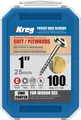 Produktbild: Kreg Pocket-Hole Schrauben 25 mm, Verzinkt, Maxi-Loc, Grobgewinde, 100 Stück