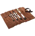 Produktbild: KIRSCHEN Stechbeitelsatz in Ledertasche 6-tlg. Weißbuchenheft 6-10-12-16-20-26mm