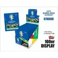 Produktbild: Topps Official EURO 2024 Sticker Collection - Full Box (100 Päckchen). 6 Sticker pro Päckchen (600 Sticker)