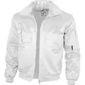 Produktbild: Qualitex Arbeitsjacke 'einfarbig' in weiß, Größe: 4XL - klassische Pilotenjacke - ideale Übergangsjacke