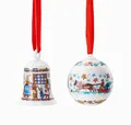 Produktbild: Hutschenreuther Christbaumschmuck Porzellanglocke + Porzellankugel 2020 (1-tlg)