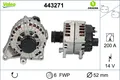 Produktbild: Lichtmaschine Generator Lima VALEO ORIGINS - NEW O.E. TECHNOLOGIE 443271 14V 114