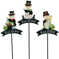 Produktbild: Schornsteinfeger Glücksbringer Silvesterdeko Holzstecker, 12 Stück