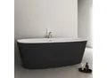 Produktbild: Ideal Standard Dea Badewanne K8722V3 190 x 90 cm, weiß/schwarz matt, freistehend