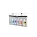 Produktbild: Rayher Acrylfarben-Set Pastell, 6 Farben à 60 ml (lichtgelb, aprikot, rosé, flieder, zartblau, zartgrün), für Einsteiger und Profikünstler, für viele Untergründe geeignet, wasserbasierend, 35061000