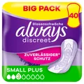 Produktbild: always Discreet Inkontinenz Small Plus Big Pack 40 Inkontinenz-Einlagen