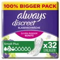 Produktbild: Always Discreet Inkontinenz Small Plus Big Pack anpassend 32 Stück
