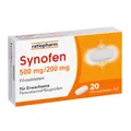 Produktbild: SYNOFEN 500 mg/200 mg Filmtabletten 20 St.