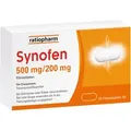 Produktbild: Synofen Filmtabletten mit Ibuprofen und Paracetamol 20 St