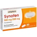 Produktbild: SYNOFEN 500 mg/200 mg Filmtabletten 20 St