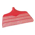 Produktbild: Harke Rechen 40cm Laubbesen Rasenbesen Gartenbesen Laubrechen Gartenrechen  rot