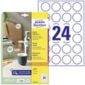 Produktbild: Avery-Zweckform L3415-10 Universal-Etiketten Ø 40mm Papier Weiß 240 St. Permanent haftend Laserdrucker, Farblaserdrucker
