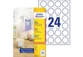 Produktbild: Avery Zweckform Etiketten Etiketten Inkjet/Laser/Kopier 40mm weiß VE=240 Etiketten