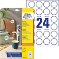 Produktbild: AVERY Zweckform Runde Etiketten 240 Aufkleber auf 10 Blatt zum Bedrucken