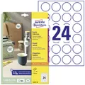 Produktbild: Avery-Zweckform L3415-10 Universal-Etiketten Ø 40 mm Papier Weiß 240 St. Perm...