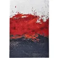 Produktbild: Gino Falcone Flachwebeteppich, Rot, Textil, Pop-Art, Rechteckig, 160x230 cm, Oeko-Tex®, für Fußbodenheizung geeignet, Teppiche & Böden, Teppiche, Flachgewebe-Teppiche