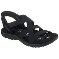Produktbild: Skechers REGGAE SLIM-STRETCH FLEX Sandale Flats, Trekking Sandale mit Slip-ins Funktion schwarz 36 EU