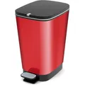Produktbild: Curver Mülleimer KIS Chic Bin Style, rot, aus Kunststoff, geruchssicher, 25 Liter