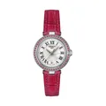 Produktbild: TISSOT Bellissima Small Lady Damenuhr 26mm rotes Leder Diamanten T1260106611300