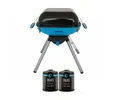Produktbild: BBQ Mobil Gasgrill Camping Tischgrill 2in1 Grill and Cook incl. 2  Gaskartuschen