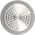 Produktbild: OXO Abflusssieb aus Edelstahl und Silikon, Ø 7 cm, für Spüle, Dusche, Badewanne und Waschbecken, verchromt