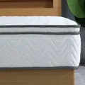 Produktbild: VIKTORIA Taschen Federkernmatratze 180x200 cm - Integrierter Topper; 25cm Höhe; H4, H3, H2 Misch-Härtegrad; 7 Zonen Matratze - Taschenfederkernma...