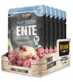 Produktbild: BELCANDO Ente mit Reis & Preiselbeeren 6x 300g Nassfutter Hund Portionsbeutel