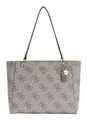 Produktbild: GUESS Schultertasche Shopper Noelle II Tote Bag Dark Taupe Logo creme