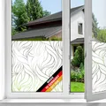 Produktbild: d-c-fix Fensterfolie Antwerpen - 45 cm x 1,5 m – statische Sichtschutzfolie mit modernem Muster für Glasflächen – selbsthaftend, blickdicht, dekorativ