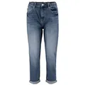 Produktbild: HaILY’S Straight-Jeans Mirell (1-tlg) Drapiert/gerafft blau S