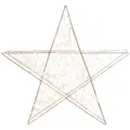 Produktbild: LED Stern AM DESIGN, gold (goldfarben), T:8cm Ø:55cm, Leuchten, Weihnachtsstern aus Draht, Weihnachtsdeko aussen