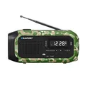 Produktbild: Tragbares Radio Reise-Radio Taschenlampe Solarpanel SOS-Alarm Blaupunkt