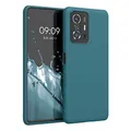 Produktbild: kwmobile Handyhülle für Xiaomi 11T / 11T Pro Hülle - TPU Case - Kabelloses Laden - Schutzhülle Cover in Petrol matt