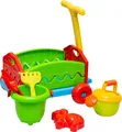 Produktbild: Nachziehwagen mit Sandspielzeug 6tlg. Eimer Schaufel Gießkanne ab 24 M Sandwagen