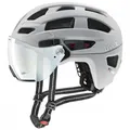 Produktbild: Uvex Finale Visor V City Trekking Fahrrad Helm matt papyrus grau 2026 56-61cm Unisex