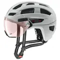 Produktbild: Uvex - Finale Visor Vario - Radhelm Gr 56-61 cm papyrus matt /blau