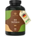 Produktbild: Triphala - 360 Kapseln mit je 500mg - 2.000mg Hochdosiert - Premium Triphala Früchte aus Indien - Ohne Zusatzstoffe - Vegan, Deutsche Produktion -...
