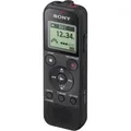 Produktbild: Sony ICD-PX370 Digitales Diktiergerät Aufzeichnungsdauer (max.) 159 h Schwarz Geräuschunterdrückung